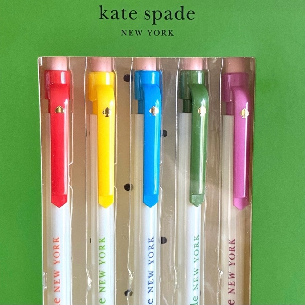 ♠️ KATE SPADE Stationery Bundle | Spiral Notebook & 5 Mechanical Pencils – NWT - Picture 10 of 14